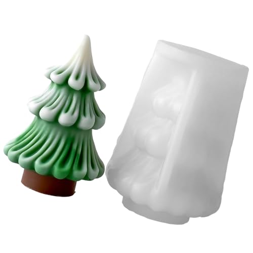 Weihnachtsbaumformen aus Silikon, Gips, Gießformen, Ornament, Epoxidharz, Formen, Silikon, Weihnachtsbaumpflaster, handgefertigtes Gießen von Guaber
