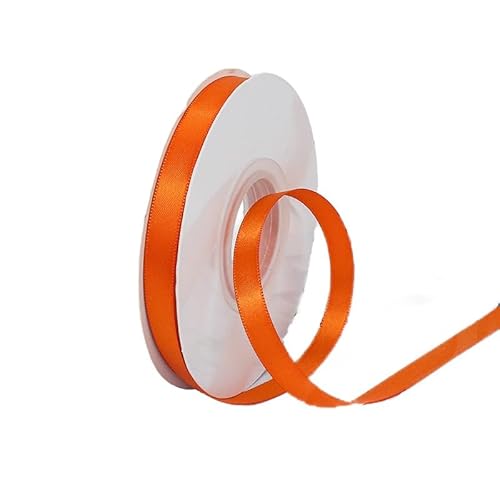 GuangChengTong 1,9 cm breit, 22,7 m, 5 Rollen Set, einseitiges Satinband, kariertes Band für Geschenkverpackungen, Dekoration, Kunst, Handwerk, DIY (761 Kastanienbraun) von GuangChengTong