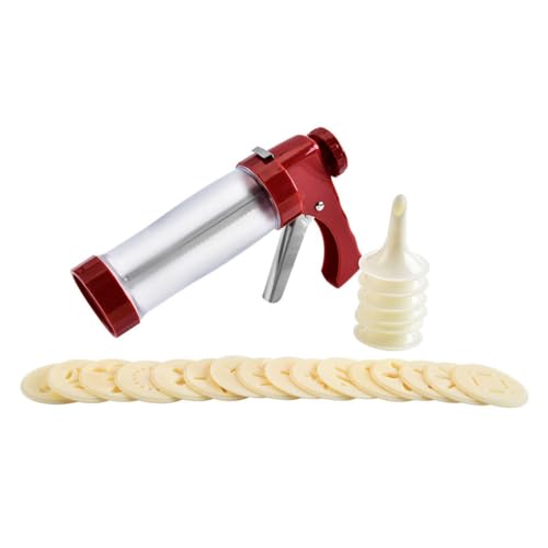 Guangcailun Kuchendekorationspistole aus lebensmittelechtem Edelstahl, einfache Bedienung für schöne Kuchendekoration, Bäckerei Dekorationspistole, Butter Guangcailun Kuchendekorationspistole aus lebensmittelechtem Edelstahl, einfache Bedienung für schöne Kuchendekoration, Bäckerei Dekorationspistole, Butter von Guangcailun