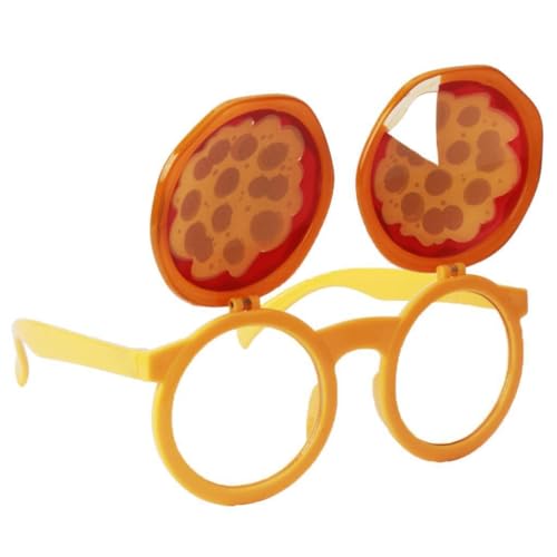 Guangcailun Lustige Pizza Sonnenbrille für originelle Party Kostüm Accessoires von Guangcailun