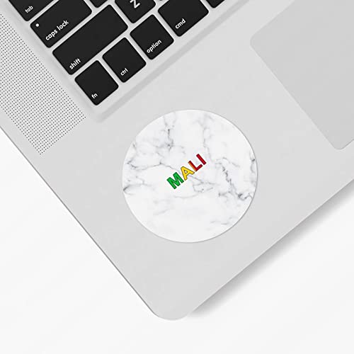 Guangpat Mali Flagge Aufkleber Mali Aufkleber Etikett Land Stadt Souvenir 7,6 cm patriotische Dekorationen Aufkleber für Auto Fenster Stoßstange Wasserflaschen Laptop Umschlag Versiegelungen 20 Stück von Guangpat