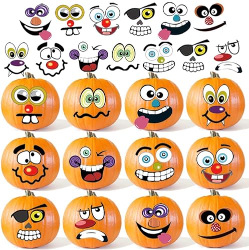 Halloween Kürbis Dekoration Aufkleber Mini machen 36 kleine Kürbis Gesicht Aufkleber für Halloween Kinder Kleinkinder Party Favors Halloween Leckereien Aufkleber Geschenke 18 Blatt Halloween Kürbis Dekoration Aufkleber Mini machen 36 kleine Kürbis Gesicht Aufkleber für Halloween Kinder Kleinkinder Party Favors Halloween Leckereien Aufkleber Geschenke 18 Blatt von GuassLee