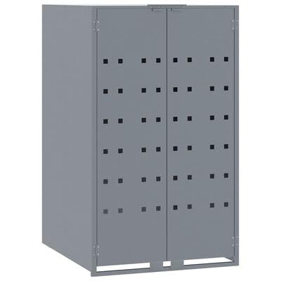 Gucagle M¨¹lltonnenbox Grau 117 cm Stahl M¨¹lltonnenverkleidung Au?enbereich mit Gasdruckfeder Deckel und Magnetverschluss f¨¹r 1 M¨¹lltonne wetterfest stabil 69x79x117 Gucagle M¨¹lltonnenbox Grau 117 cm Stahl M¨¹lltonnenverkleidung Au?enbereich mit Gasdruckfeder Deckel und Magnetverschluss f¨¹r 1 M¨¹lltonne wetterfest stabil 69x79x117 von Gucagle