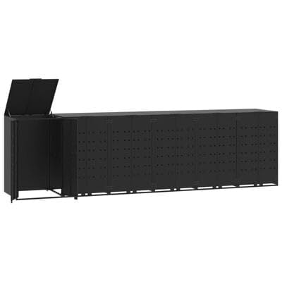 Gucagle M¨¹lltonnenbox Schwarz Stahl 414x79x117 cm f¨¹r 6 Tonnen Au?enbereich Abdeckbox mit Gasdruckfeder Deckel und Magnetverschluss T¨¹ren Wetterfest Langlebig Praktisch Gucagle M¨¹lltonnenbox Schwarz Stahl 414x79x117 cm f¨¹r 6 Tonnen Au?enbereich Abdeckbox mit Gasdruckfeder Deckel und Magnetverschluss T¨¹ren Wetterfest Langlebig Praktisch von Gucagle