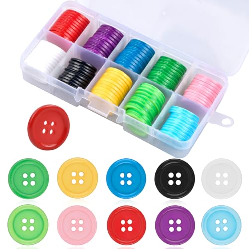 100 PCS Bunte Harzknöpfe 20mm, 4-Loch Plastikknöpfe für Basteln Nähen DIY Handwerk und Scrapbooking Runde Kunstharz Knöpfe Knöpfe Bunt Gemischt Knöpfe zum Basteln für Babykleidung und Dekoration 100 PCS Bunte Harzknöpfe 20mm, 4-Loch Plastikknöpfe für Basteln Nähen DIY Handwerk und Scrapbooking Runde Kunstharz Knöpfe Knöpfe Bunt Gemischt Knöpfe zum Basteln für Babykleidung und Dekoration von Gudalea