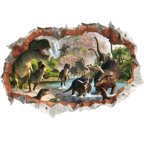 2 Stück Wandtattoo Kinderzimmer Junge, Dino Wandtattoo Kinderzimmer, 3D Wandtattoo, Wandtattoo Dinosaurier, für Die Dekoration Von Jungenzimmern, Kindergärten, Wohnzimmern 2 Stück Wandtattoo Kinderzimmer Junge, Dino Wandtattoo Kinderzimmer, 3D Wandtattoo, Wandtattoo Dinosaurier, für Die Dekoration Von Jungenzimmern, Kindergärten, Wohnzimmern von Gudalea