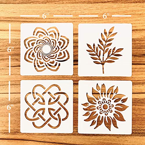 Güden Schablonen für europäische Brote, 15,2 x 15,2 cm, 4 Stück Güden Schablonen für europäische Brote, 15,2 x 15,2 cm, 4 Stück von Güden
