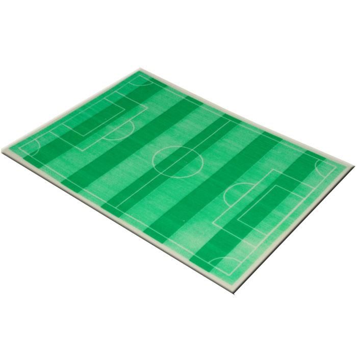 Fussballfeld Dekoraufleger f. Torten/Kuchen aus Zuckerguss, 27,5x21cm Fussballfeld Dekoraufleger f. Torten/Kuchen aus Zuckerguss, 27,5x21cm von Günthart