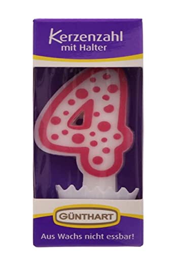 Günthart Wachskerzen-Zahlen Nr. 4 Günthart Wachskerzen-Zahlen Nr. 4 von Günthart
