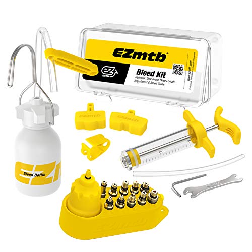 Hydraulic Disc Brake Bleed Kit Tool, Bremsmineralöl für Fahrräder, für Shimano, Magura, Tektro, Sram-Serie, Mountainbike, Bremsreparaturwerkzeug, freie Größe Hydraulic Disc Brake Bleed Kit Tool, Bremsmineralöl für Fahrräder, für Shimano, Magura, Tektro, Sram-Serie, Mountainbike, Bremsreparaturwerkzeug, freie Größe von Guer