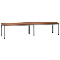 Gürkan Garderobenbank 107256 grau, buche Holz 160,0 cm von Gürkan