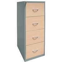 Gürkan Hängeregistraturschrank silber, ahorn 4 Schubladen 40,0 x 62,0 x 132,0 cm Gürkan Hängeregistraturschrank silber, ahorn 4 Schubladen 40,0 x 62,0 x 132,0 cm von Gürkan