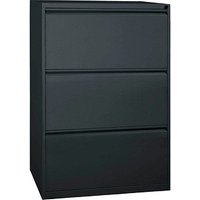 Gürkan Hängeregistraturschrank schwarz 3 Schubladen 76,0 x 62,0 x 101,0 cm Gürkan Hängeregistraturschrank schwarz 3 Schubladen 76,0 x 62,0 x 101,0 cm von Gürkan