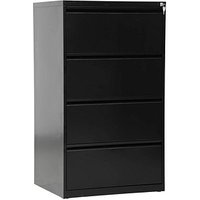 Gürkan Hängeregistraturschrank schwarz 4 Schubladen 76,0 x 62,0 x 132,0 cm Gürkan Hängeregistraturschrank schwarz 4 Schubladen 76,0 x 62,0 x 132,0 cm von Gürkan