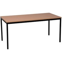 Gürkan Mehrzwecktisch buche rechteckig, Vierkantrohr schwarz, 200,0 x 80,0 x 75,0 cm Gürkan Mehrzwecktisch buche rechteckig, Vierkantrohr schwarz, 200,0 x 80,0 x 75,0 cm von Gürkan