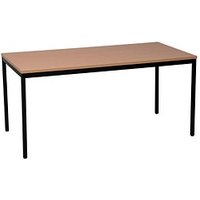 Gürkan Mehrzwecktisch buche rechteckig, Vierkantrohr schwarz, 140,0 x 60,0 x 75,0 cm Gürkan Mehrzwecktisch buche rechteckig, Vierkantrohr schwarz, 140,0 x 60,0 x 75,0 cm von Gürkan