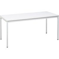 Gürkan Mehrzwecktisch weiß rechteckig, Vierkantrohr weiß, 120,0 x 80,0 x 75,0 cm Gürkan Mehrzwecktisch weiß rechteckig, Vierkantrohr weiß, 120,0 x 80,0 x 75,0 cm von Gürkan