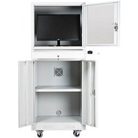 Gürkan PC-Schrank grau von Gürkan