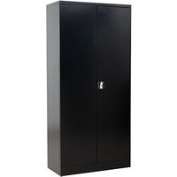 Gürkan Putzmittelschrank 110092 schwarz 92,0 x 42,0 x 195,0 cm, aufgebaut von Gürkan