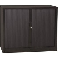 Gürkan Rollladenschrank schwarz 2 Fachböden 120,0 x 46,0 x 105,0 cm von Gürkan