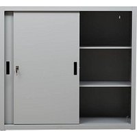 Gürkan Schiebetürenschrank, 100277 lichtgrau 2 Fachböden 120,0 x 45,0 x 109,0 cm Gürkan Schiebetürenschrank, 100277 lichtgrau 2 Fachböden 120,0 x 45,0 x 109,0 cm von Gürkan