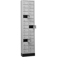 Gürkan Schließfachschrank lichtgrau 111526, 30 Schließfächer 46,0 x 20,0 x 195,0 cm Gürkan Schließfachschrank lichtgrau 111526, 30 Schließfächer 46,0 x 20,0 x 195,0 cm von Gürkan