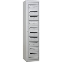 Gürkan Schließfachschrank lichtgrau 111314, 10 Schließfächer 40,0 x 50,0 x 180,0 cm Gürkan Schließfachschrank lichtgrau 111314, 10 Schließfächer 40,0 x 50,0 x 180,0 cm von Gürkan
