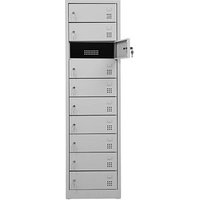 Gürkan Schließfachschrank lichtgrau 110264, 10 Schließfächer 50,0 x 50,0 x 180,0 cm Gürkan Schließfachschrank lichtgrau 110264, 10 Schließfächer 50,0 x 50,0 x 180,0 cm von Gürkan