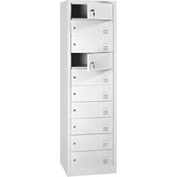 Gürkan Schließfachschrank verkehrsweiß 111524, 10 Schließfächer 50,0 x 50,0 x 180,0 cm Gürkan Schließfachschrank verkehrsweiß 111524, 10 Schließfächer 50,0 x 50,0 x 180,0 cm von Gürkan