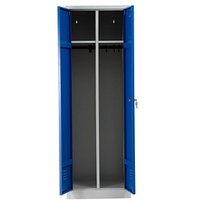 Gürkan Spind lichtgrau, enzianblau 103448, 1 Schließfach 60,0 x 50,0 x 180,0 cm Gürkan Spind lichtgrau, enzianblau 103448, 1 Schließfach 60,0 x 50,0 x 180,0 cm von Gürkan