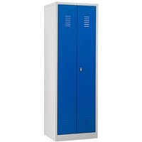 Gürkan Spind lichtgrau, enzianblau 103452, 1 Schließfach 60,0 x 50,0 x 180,0 cm Gürkan Spind lichtgrau, enzianblau 103452, 1 Schließfach 60,0 x 50,0 x 180,0 cm von Gürkan