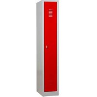 Gürkan Spind lichtgrau, feuerrot 104758, 1 Schließfach 30,0 x 50,0 x 180,0 cm Gürkan Spind lichtgrau, feuerrot 104758, 1 Schließfach 30,0 x 50,0 x 180,0 cm von Gürkan