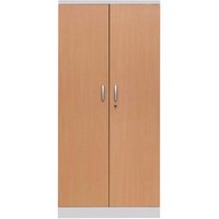 Gürkan Stahlschrank 100107 lichtgrau, buche 92,0 x 42,0 x 195,0 cm, aufgebaut Gürkan Stahlschrank 100107 lichtgrau, buche 92,0 x 42,0 x 195,0 cm, aufgebaut von Gürkan