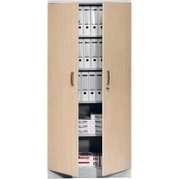 Gürkan Stahlschrank 100124 ahorn, weißaluminium 92,0 x 42,0 x 195,0 cm, aufgebaut Gürkan Stahlschrank 100124 ahorn, weißaluminium 92,0 x 42,0 x 195,0 cm, aufgebaut von Gürkan