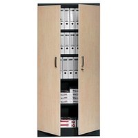 Gürkan Stahlschrank 100130 tiefschwarz, ahorn 92,0 x 42,0 x 195,0 cm, aufgebaut Gürkan Stahlschrank 100130 tiefschwarz, ahorn 92,0 x 42,0 x 195,0 cm, aufgebaut von Gürkan