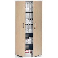 Gürkan Stahlschrank 100118 verkehrsweiß, ahorn 92,0 x 42,0 x 195,0 cm, aufgebaut Gürkan Stahlschrank 100118 verkehrsweiß, ahorn 92,0 x 42,0 x 195,0 cm, aufgebaut von Gürkan