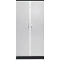 Gürkan Stahlschrank 100129 tiefschwarz, lichtgrau 92,0 x 42,0 x 195,0 cm, aufgebaut Gürkan Stahlschrank 100129 tiefschwarz, lichtgrau 92,0 x 42,0 x 195,0 cm, aufgebaut von Gürkan