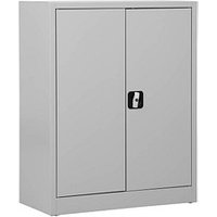 Gürkan Stahlschrank 100011 lichtgrau 80,0 x 38,0 x 100,0 cm, aufgebaut von Gürkan