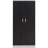 Gürkan Stahlschrank 100120 wenge, weißaluminium 92,0 x 42,0 x 195,0 cm, aufgebaut von Gürkan