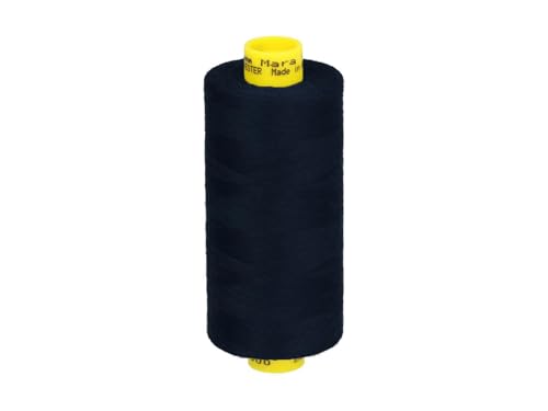 Gütermann Garn Mara 120 Allesnäher Nähgarn Polyester 1000m Nähmaschinengarn UV Beständig Dunkelblau Gütermann Garn Mara 120 Allesnäher Nähgarn Polyester 1000m Nähmaschinengarn UV Beständig Dunkelblau von Gütermann GmbH