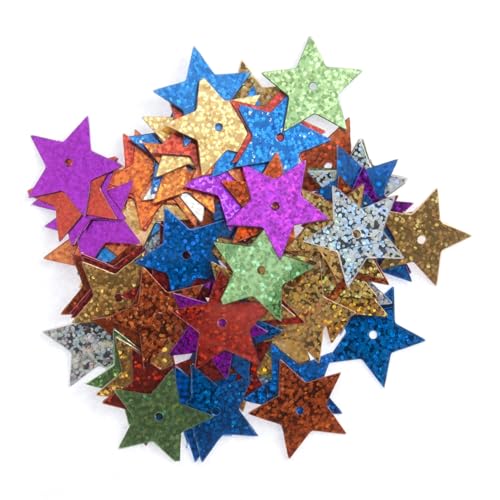 dutis Pailletten Sterne 15 mm Mittelloch 4 g Röhrchen bunt gemischt irisierend dutis Pailletten Sterne 15 mm Mittelloch 4 g Röhrchen bunt gemischt irisierend von dutis