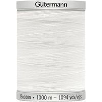 Gütermann Bobbin Untergarn, 1000 m - 1001 Weiß von Gütermann creativ