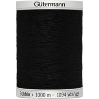Gütermann Bobbin Untergarn, 1000 m - 1005 Schwarz von Gütermann creativ
