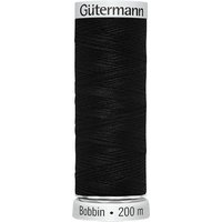 Gütermann Bobbin Untergarn, 200 m - 1005 Schwarz Gütermann Bobbin Untergarn, 200 m - 1005 Schwarz von Gütermann creativ