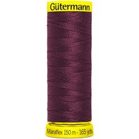 Gütermann Maraflex, No. 120, für hochelastische Nähte - 369 Bordeauxrot von Gütermann creativ