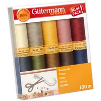 Gütermann Nähfaden-Set Baumwolle, 10 Spulen - Cosy, Col. 3 von Gütermann creativ