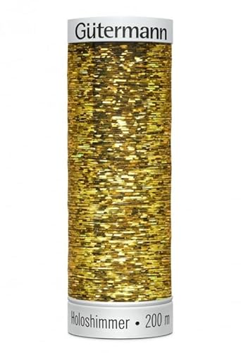 Gütermann SULKY Holoshimmer 200m, Gold, 100% Baumwolle, Garn, 200 Meter Gütermann SULKY Holoshimmer 200m, Gold, 100% Baumwolle, Garn, 200 Meter von Gütermann