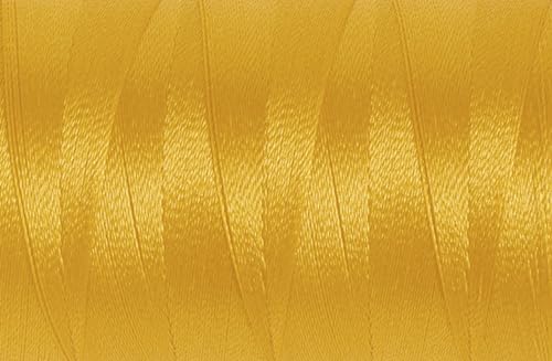 705798-5861-1 Gütermann Super Brite Polyester 40 Maschinenstickgarn x 1000 m Rolle, Golden Sun von Guetermann