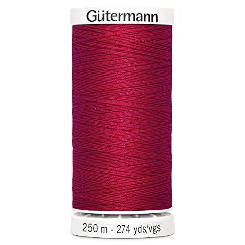 Gütermann 0909 Polyester-Garn, 250 m, Bonbonrot, Candy rot, 5.5 x 2.7 x 2.7 cm von Gütermann