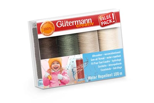 Gütermann Allesnäher (wasserabweisend / 100 m / 4er Pack) von Gütermann